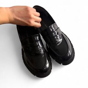 Sincerely Jules Black Platform Loafers
